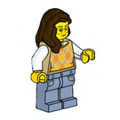 LEGO Žena v Argyle Svetr Minifigurka