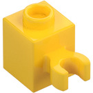 LEGO Kostka 1 x 1 s Vertikální Klip (Otevřený klip „O“, dutý kolík) (60475 / 65460)