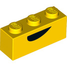 LEGO Kostka 1 x 3 s Černá semi-Kruh (3622 / 52594)