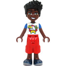 LEGO Zac s Pizza a Gaming Horní Minifigurka