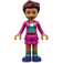 LEGO Andrea s Modrá Srdce na Cheek Minifigurka