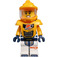 LEGO Astronaut s oranžová Vesmír Oblek a Smiling Tvář Minifigurka