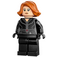 LEGO Černá Widow s Krátké vlasy a Prostý Nohy Minifigurka