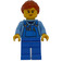 LEGO ženský Janitor Minifigurka