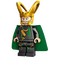 LEGO Loki s Pearl Dark Šedá Oblek a Tkanina Plášť Minifigurka