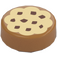 LEGO Středně tmavá tělová Dlaždice 1 x 1 Kolo s Cookie (15828 / 98138)