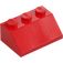 LEGO Červená Sklon 2 x 3 (45°) (3038)