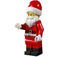 LEGO Santa - Candy Cane na zadní části Minifigurka