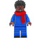 LEGO Spectator - Medium Hnědá Modrá Fotbal Fan Minifigurka