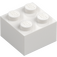 LEGO Bílá Kostka 2 x 2 (3003 / 6223)