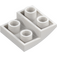 LEGO Bílá Sklon 2 x 2 x 0.7 Zakřivený Převrácený (32803)