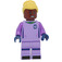 LEGO Žena - Fialová Fotbal Goalie Minifigurka