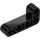 LEGO Černá nosník 2 x 4 Ohnutý 90 stupně, 2 a 4 otvory (32140 / 42137)