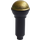 LEGO Černá Microphone s Polovina Gold Horní (20274 / 93520)