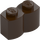 LEGO Tmavě hnědá Kostka 1 x 2 Log (30136)