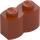 LEGO Tmavě oranžová Kostka 1 x 2 Log (30136)