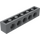 LEGO Tmavě kamenná šedá Kostka 1 x 6 s otvory (3894)