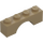 LEGO Tmavě žlutohnědá Klenba 1 x 4 (3659)