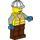 LEGO Harbour Worker s Bílá Konstrukce Helma Minifigurka