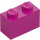 LEGO Magenta Kostka 1 x 2 se spodní trubičkou (3004 / 93792)