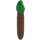 LEGO Červenohnědá Paint Brush s Zelená Horní (15232 / 65695)