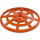 LEGO Červenooranžová Dish 6 x 6 Webbed (Čtvercový držák pod) (4285 / 30234)