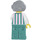 LEGO Shop Worker s Striped Košile Minifigurka