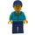 LEGO Vlak Station Employee Minifigurka